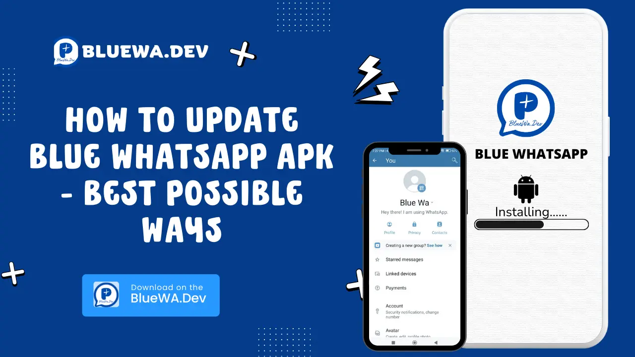 How to Update Blue WhatsApp APK